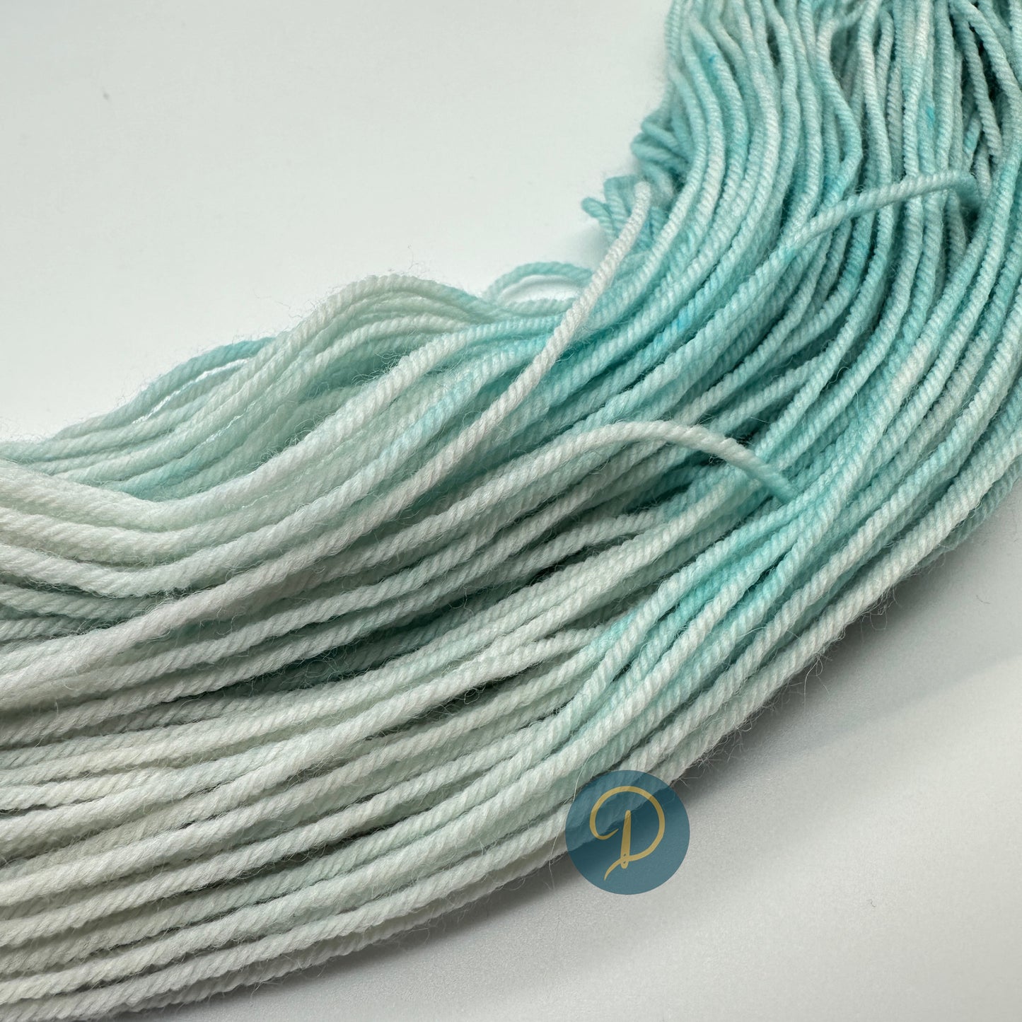 Handgefärbte Sockenwolle, 4-fach Wolle, 100 g, Nr. 15A