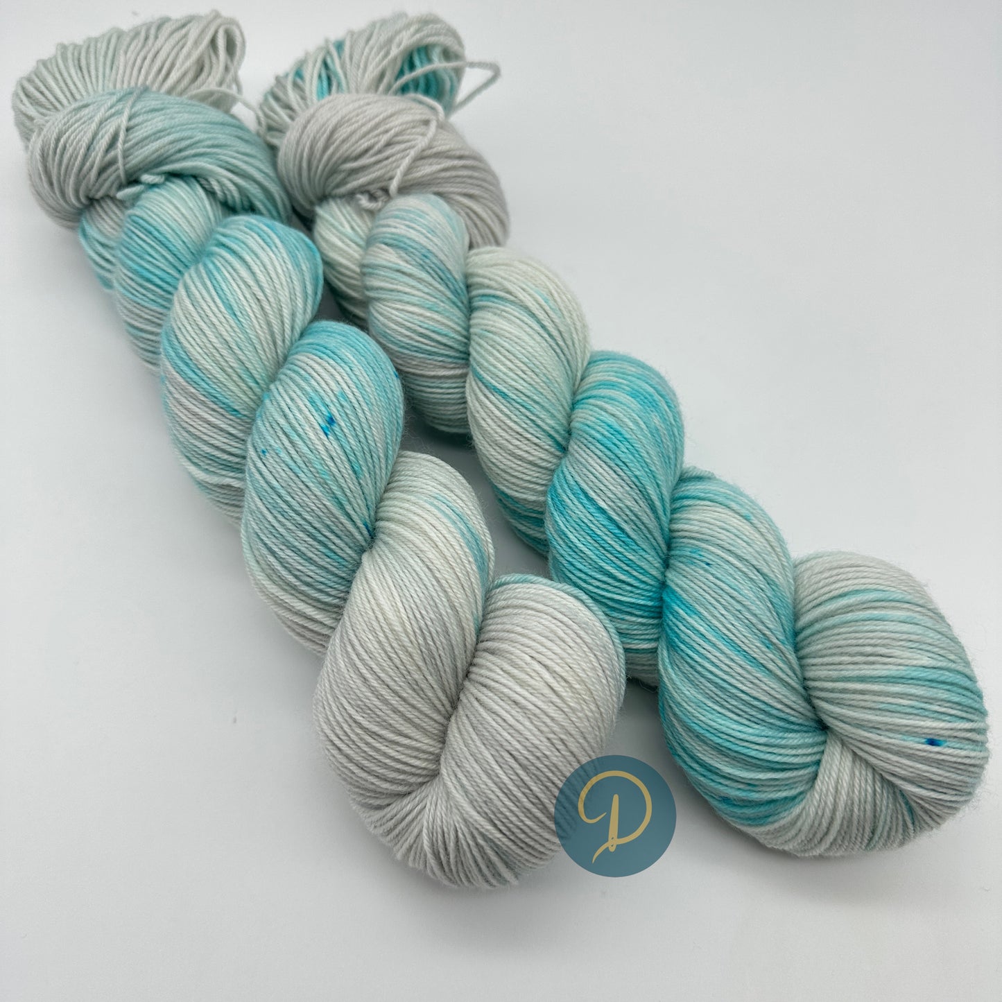 Handgefärbte Sockenwolle, 4-fach Wolle, 100 g, Nr. 15A