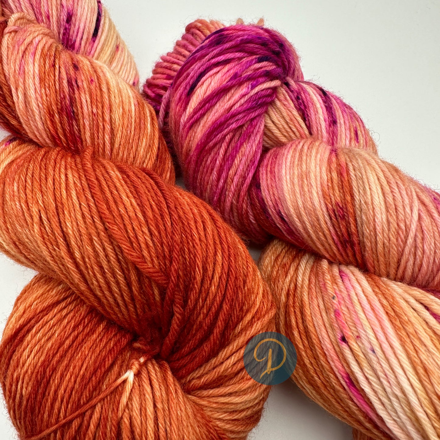 Sockenwolle "Grapefruit" 6-fach