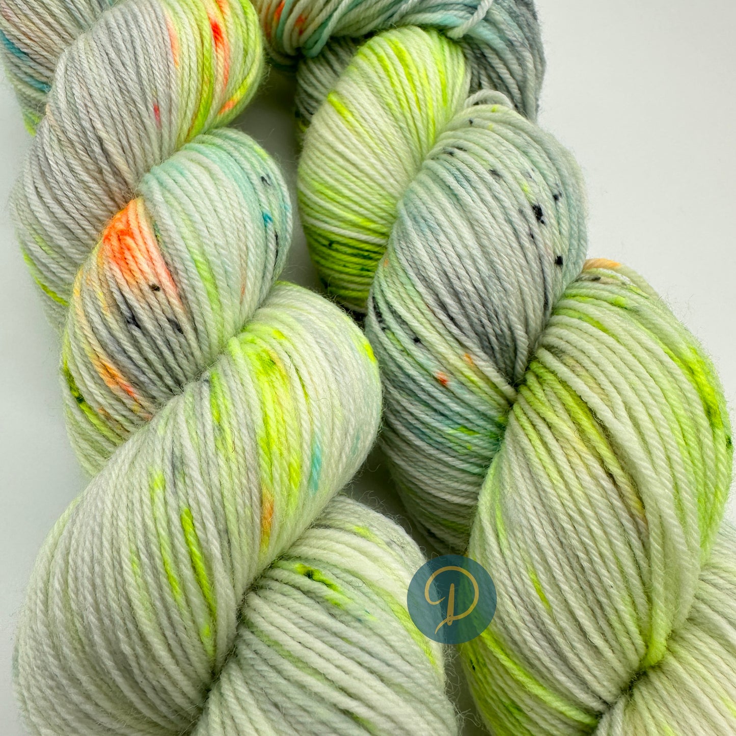 Handgefärbte Sockenwolle, 4-fach Wolle, 100 g, Nr. 119