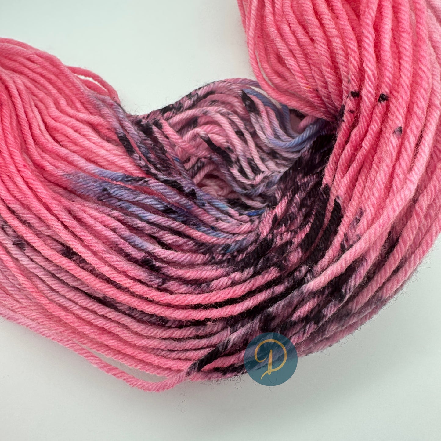 Handgefärbte Wolle, Sockenwolle 6-fach, 150 g, Nr. 671