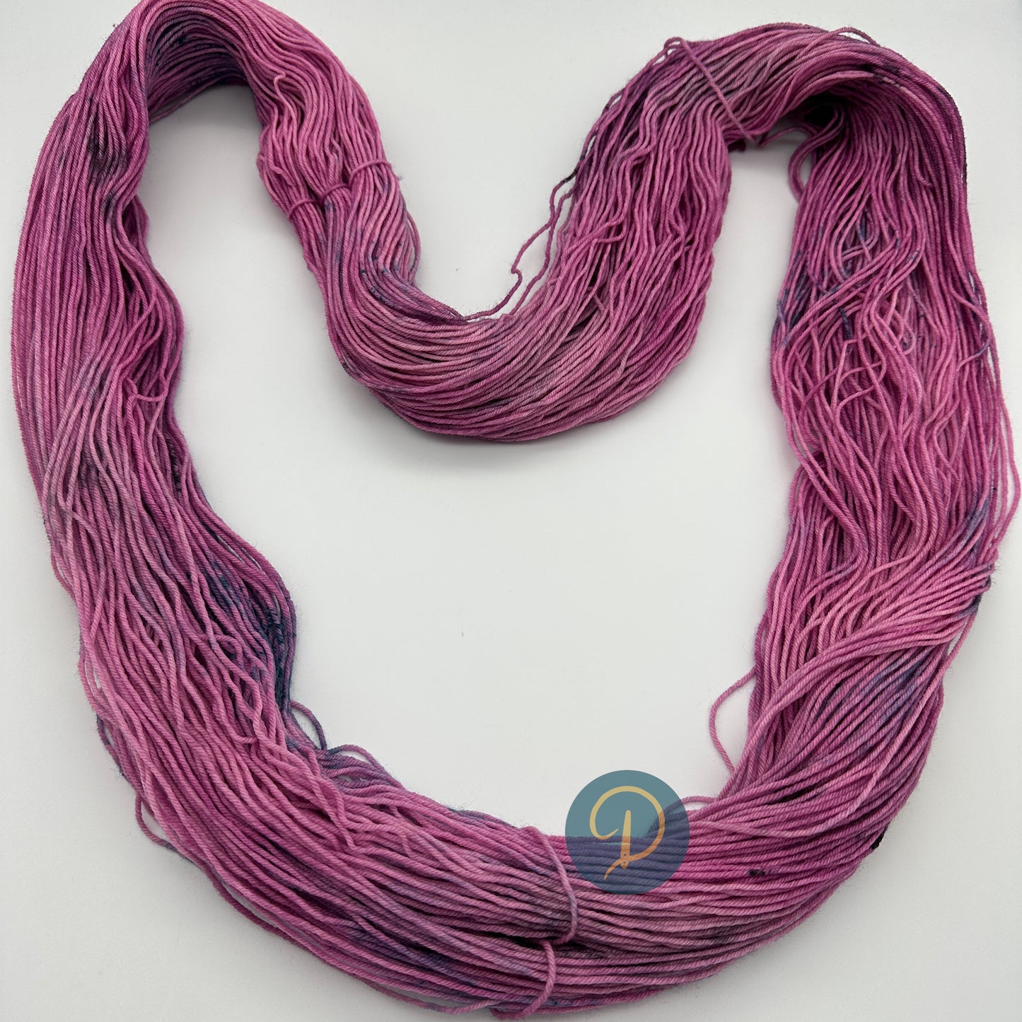 Handgefärbte Sockenwolle, 4-fach Wolle, 100 g, Nr. 122
