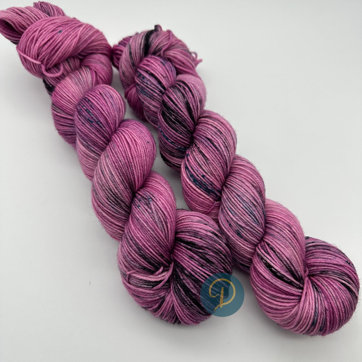 Handgefärbte Sockenwolle, 4-fach Wolle, 100 g, Nr. 122