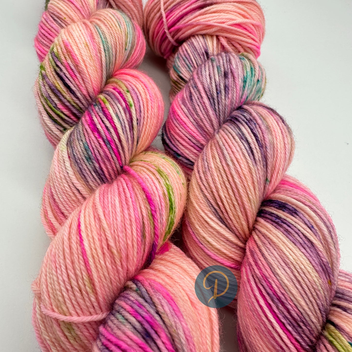 Handgefärbte Sockenwolle, 4-fach Wolle, 100 g, Nr. 28A