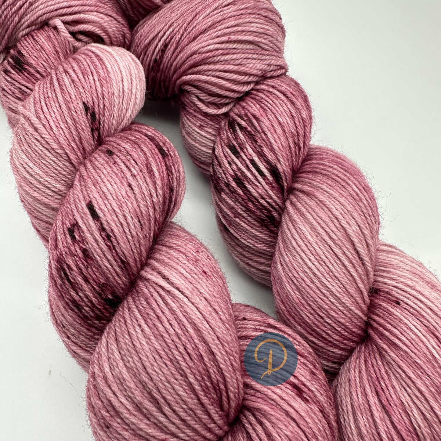 Handgefärbte Sockenwolle, 4-fach Wolle, 100 g, Nr. 124