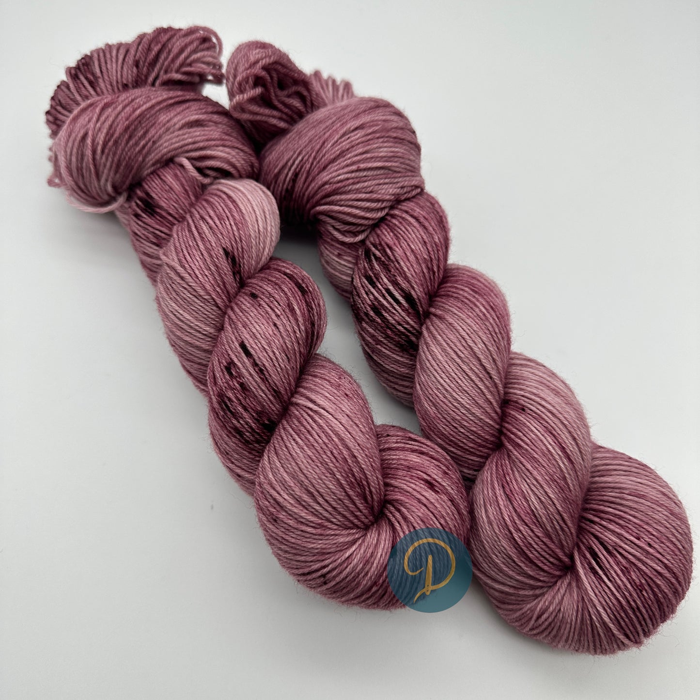Handgefärbte Sockenwolle, 4-fach Wolle, 100 g, Nr. 124