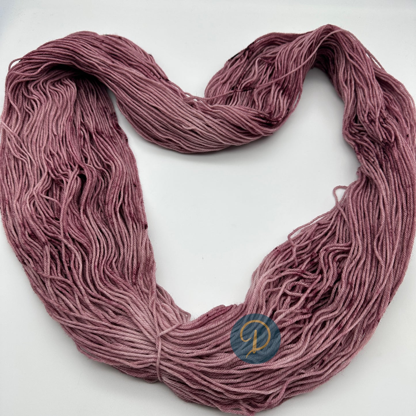 Handgefärbte Sockenwolle, 4-fach Wolle, 100 g, Nr. 124