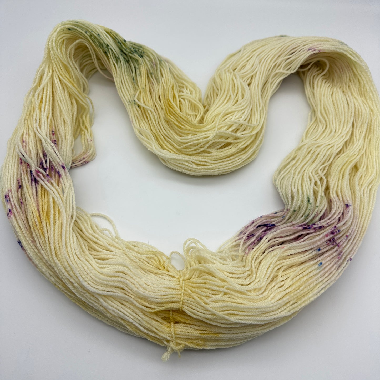 Handgefärbte Sockenwolle, 4-fach Wolle, 100 g, Nr. 127