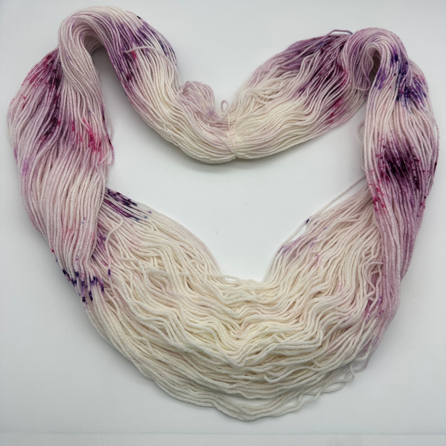 Handgefärbte Sockenwolle, 4-fach Wolle, 100 g, Nr. 22A