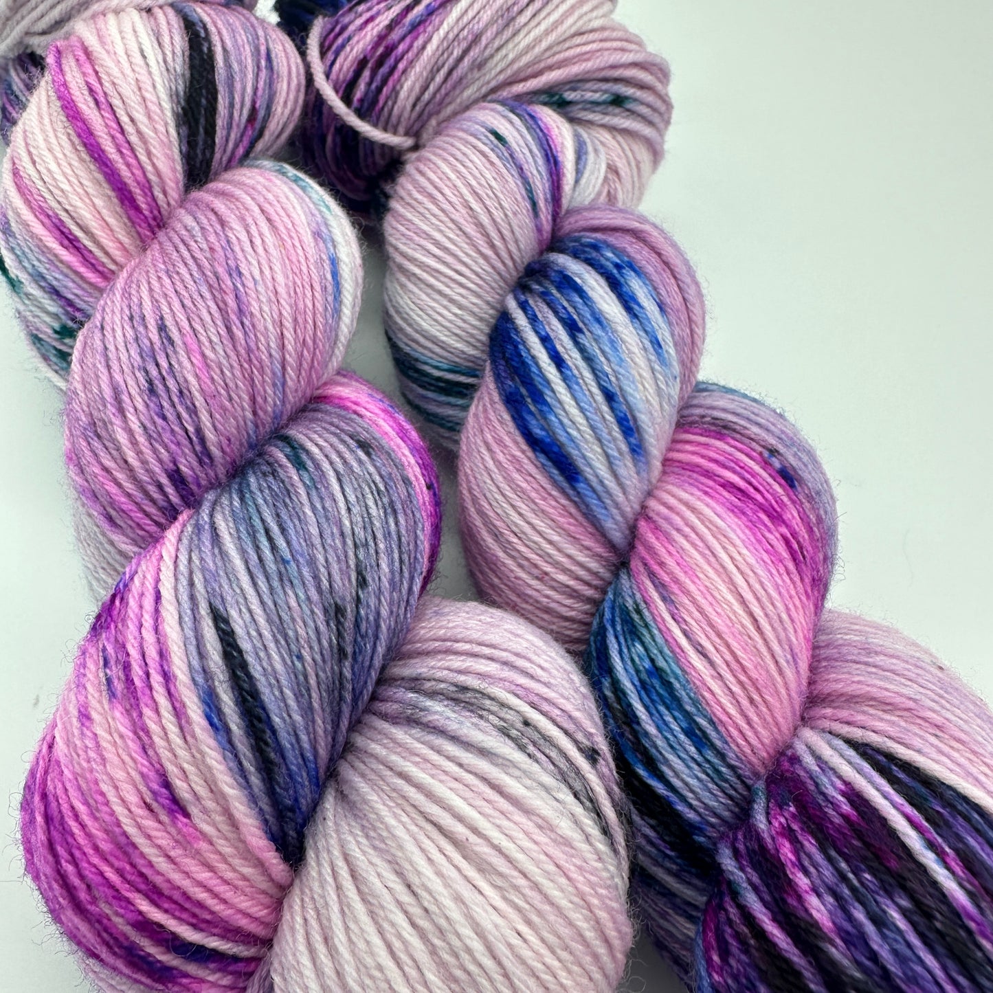 Handgefärbte Sockenwolle, 4-fach Wolle, 100 g, Nr. 5A
