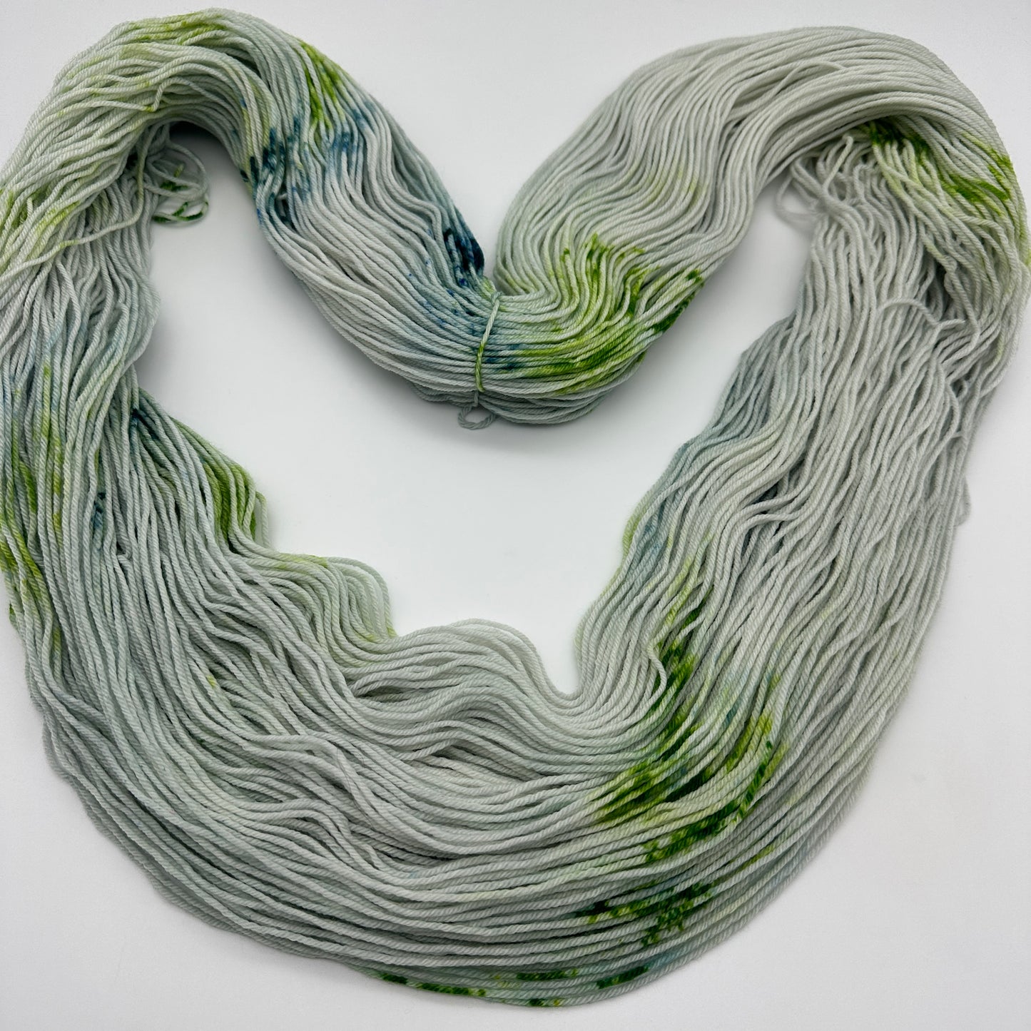 Handgefärbte Sockenwolle, 4-fach Wolle, 100 g, Nr. 131