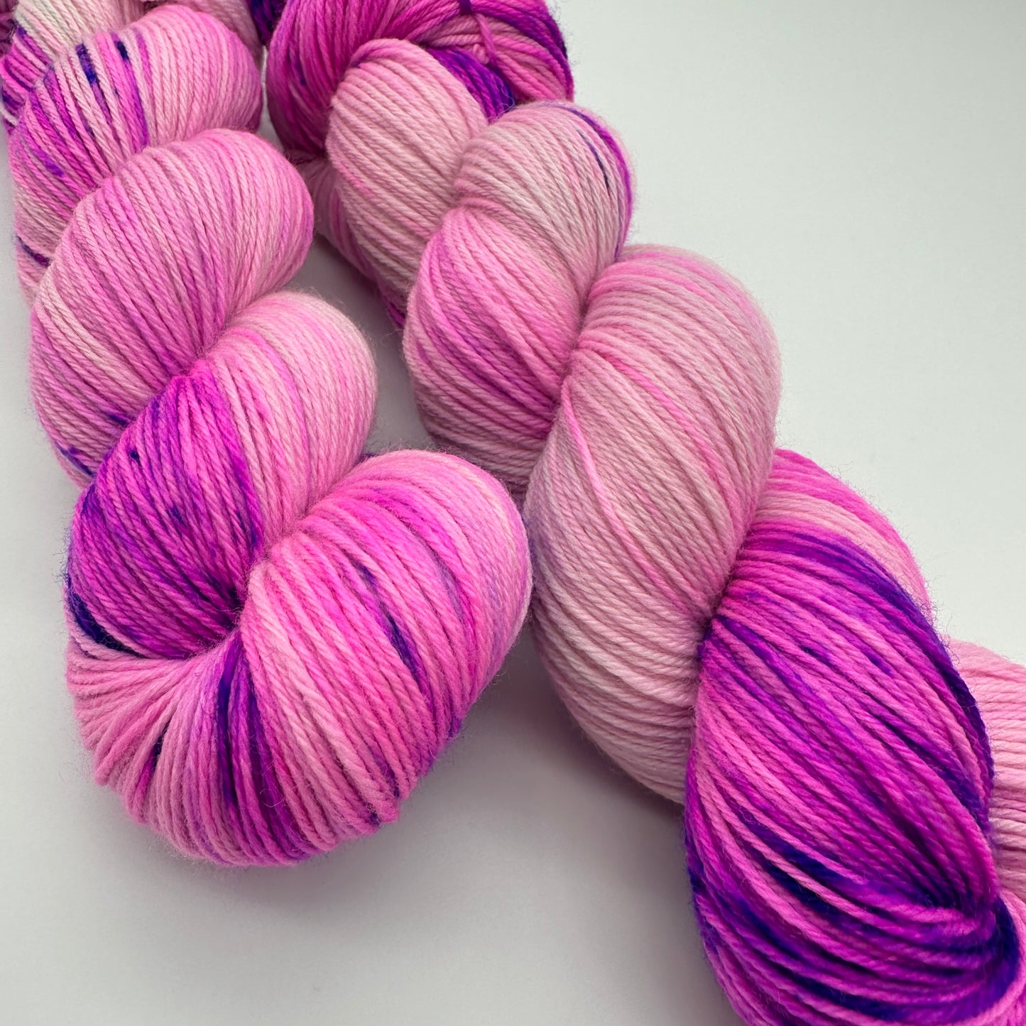 Handgefärbte Sockenwolle, 4-fach Wolle, 100 g, Nr. 132