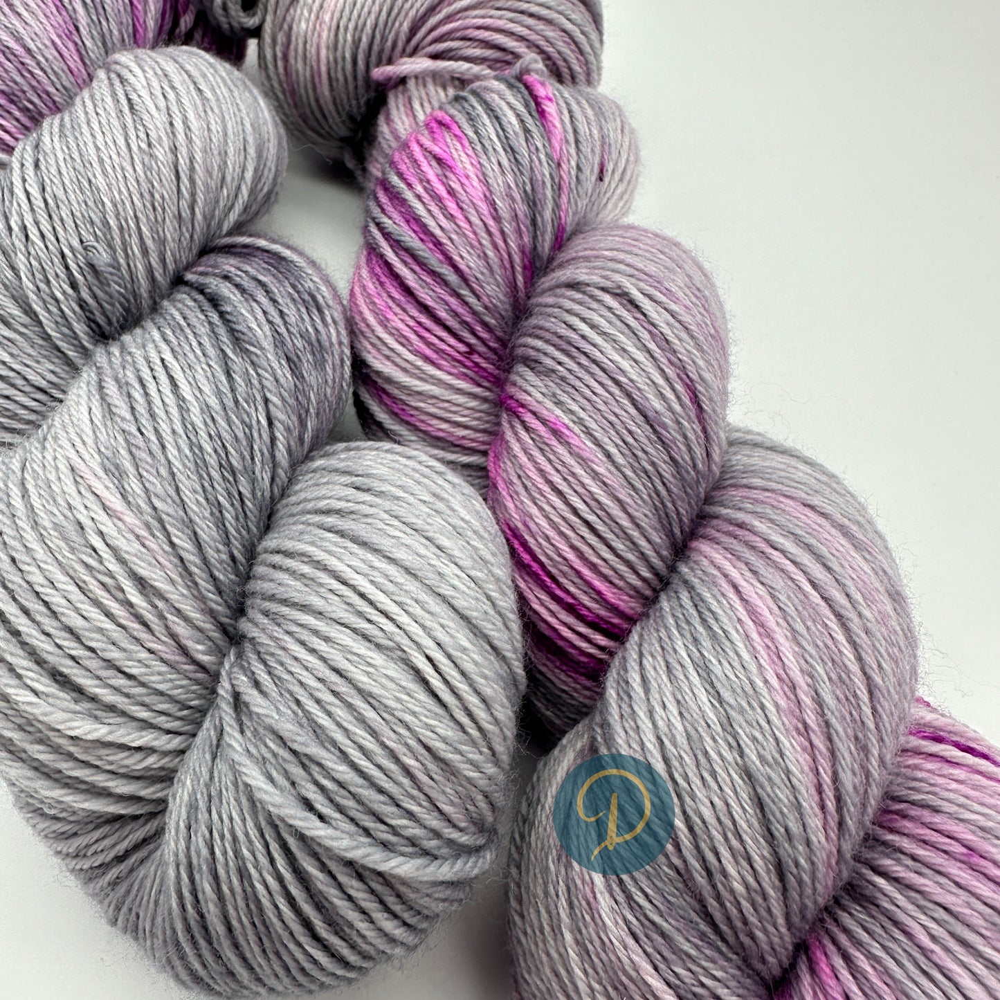Handgefärbte Sockenwolle, 4-fach Wolle, 100 g, Nr. 79