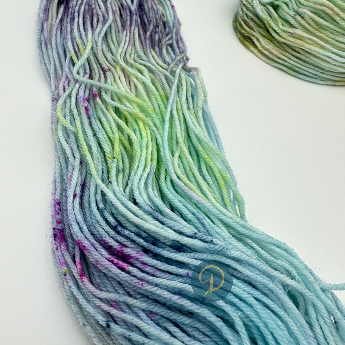 Handgefärbte Sockenwolle, 4-fach Wolle, 100 g, Nr. 85