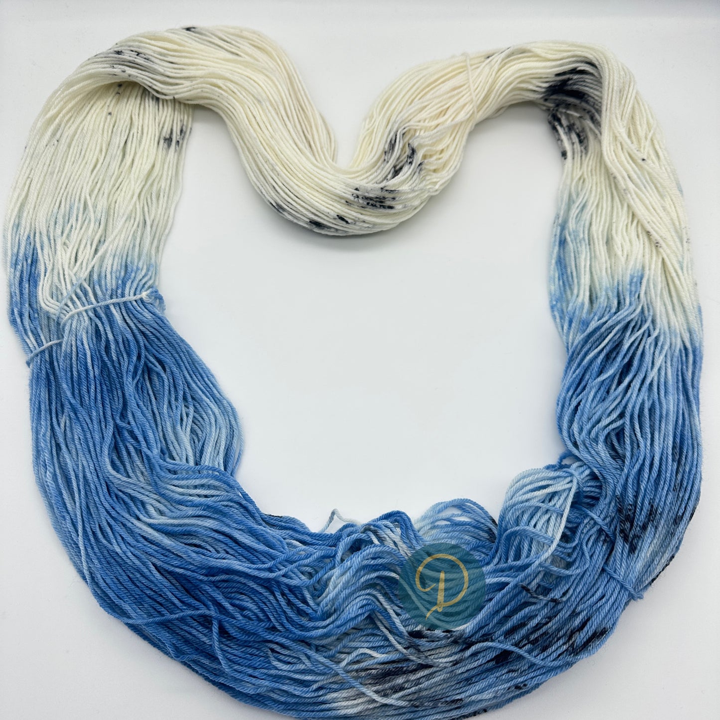 Handgefärbte Sockenwolle, 4-fach Wolle, 100 g, Nr. 111