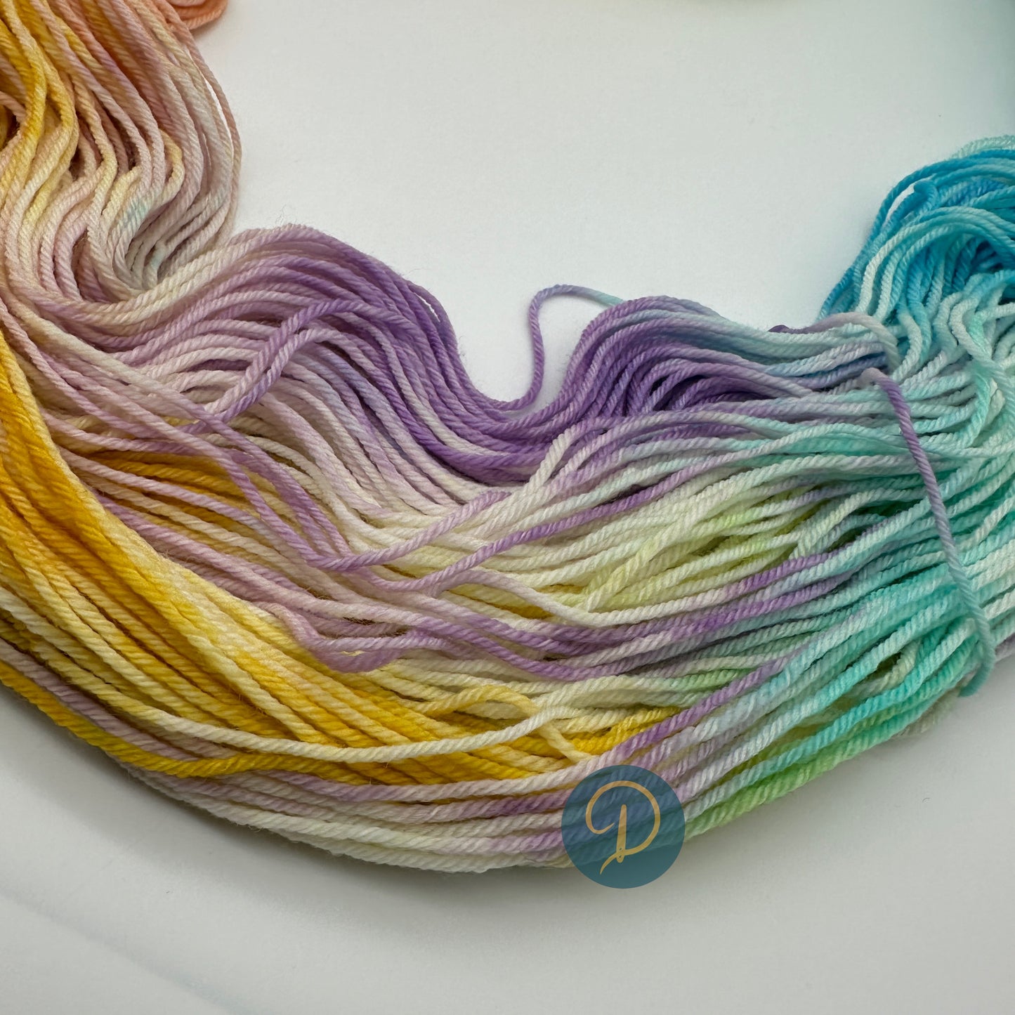 Handgefärbte Sockenwolle, 4-fach Wolle, 100 g, Nr. 40