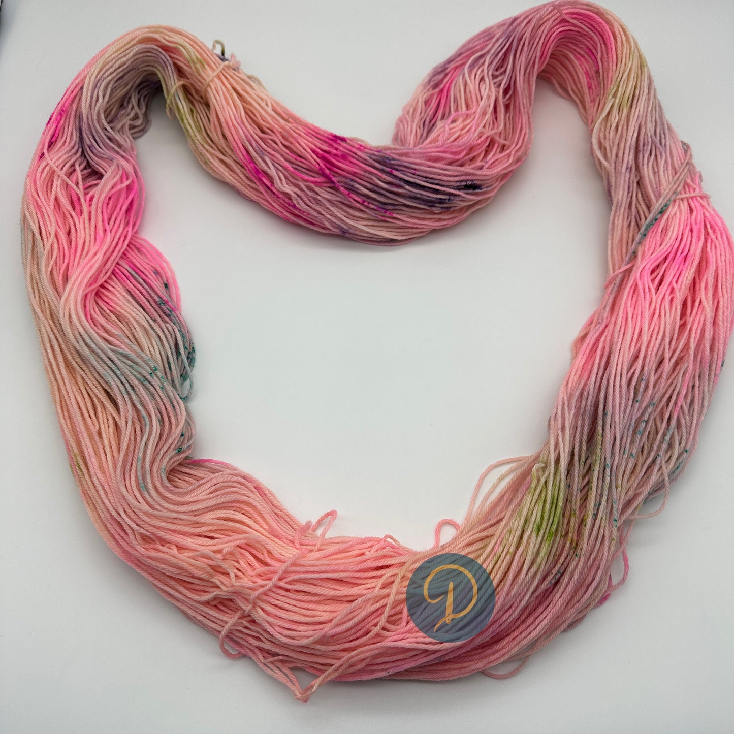 Handgefärbte Sockenwolle, 4-fach Wolle, 100 g, Nr. 87