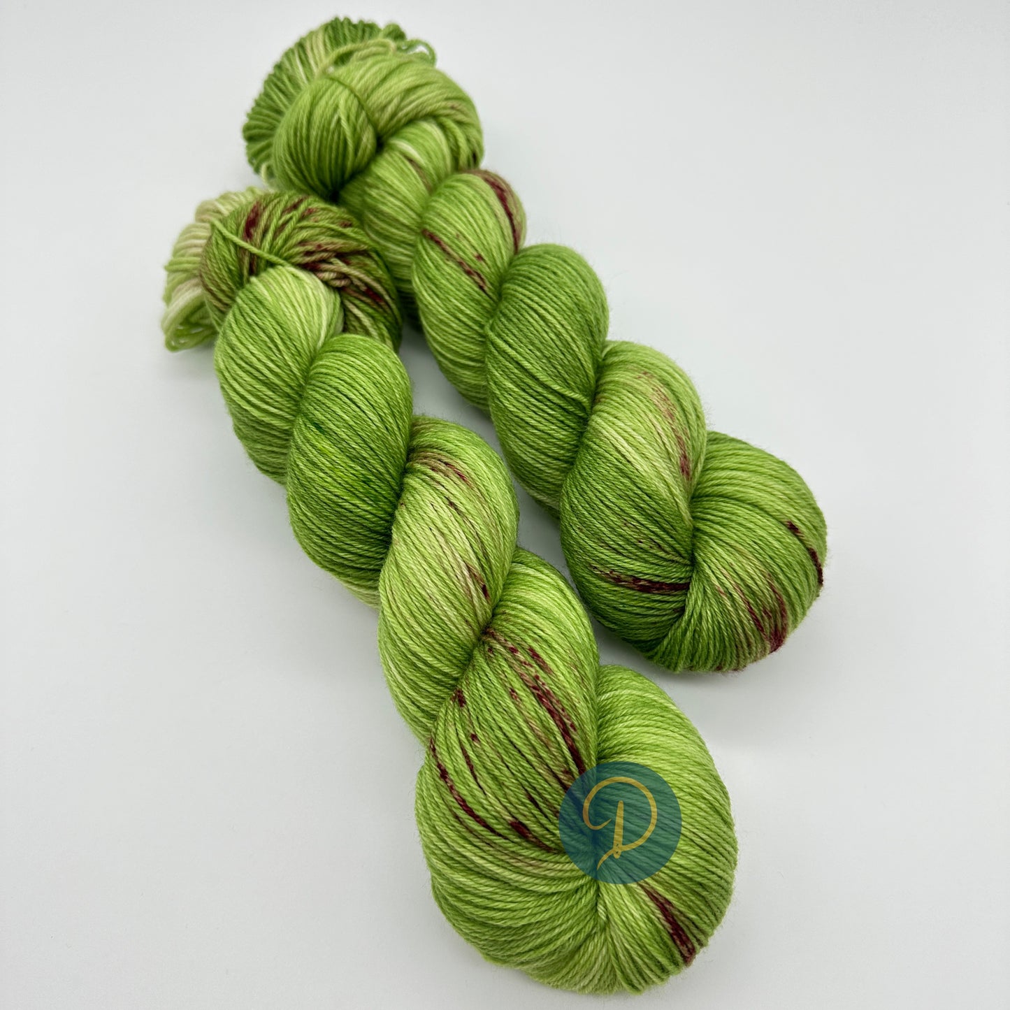 Handgefärbte Sockenwolle, 4-fach Wolle, 100 g, Nr. 58