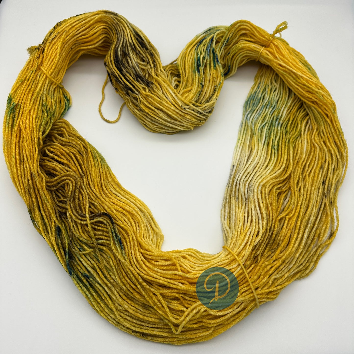 Handgefärbte Wolle, Sockenwolle 6-fach, 150 g, Nr. 653