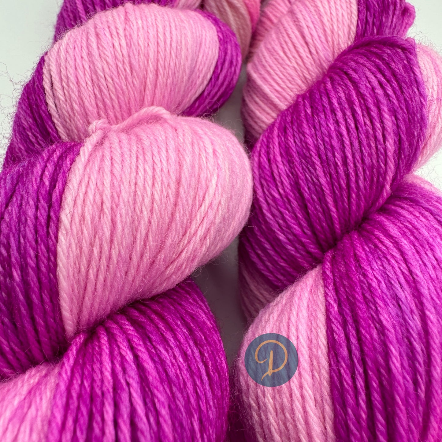 Handgefärbte Sockenwolle, 4-fach Wolle, 100 g, Nr. 51