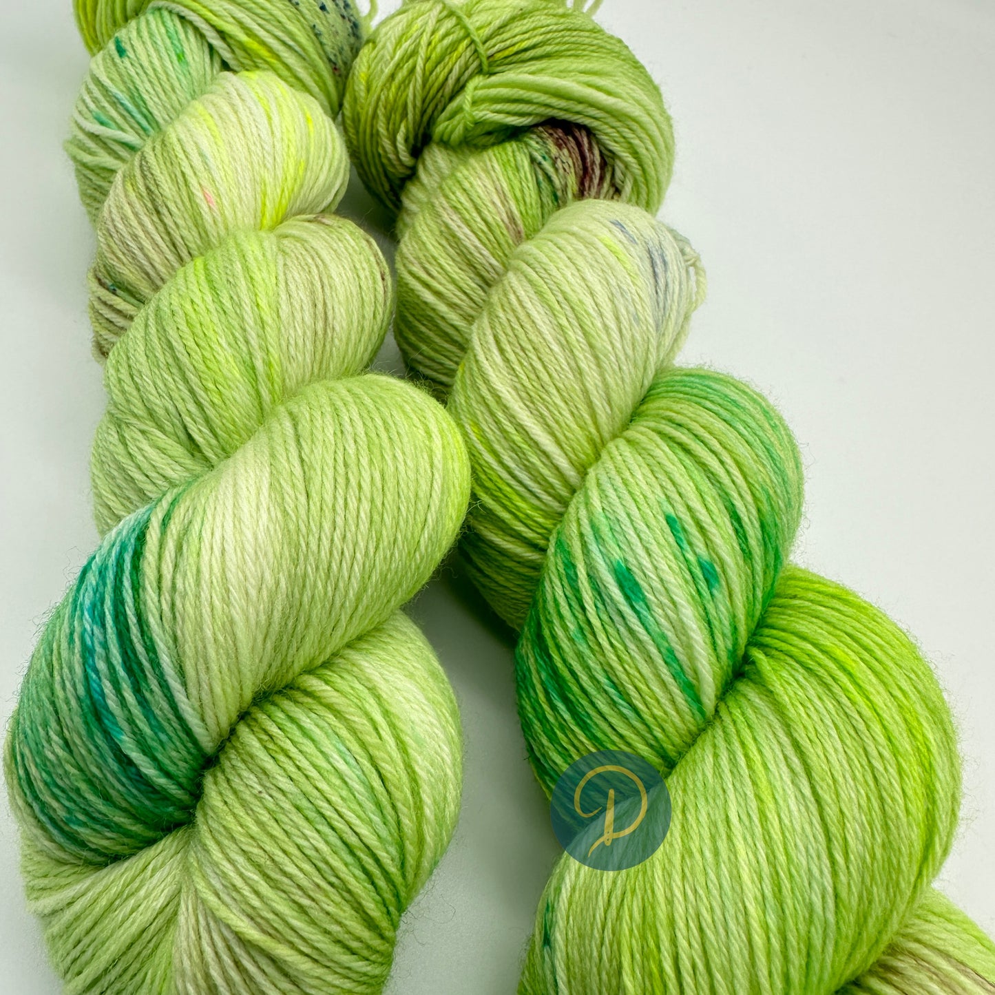 Handgefärbte Sockenwolle, 4-fach Wolle, 100 g, Nr. 86