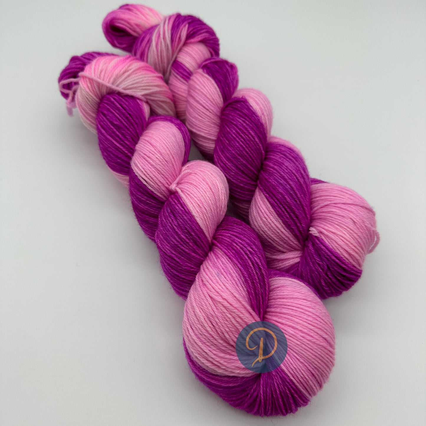 Handgefärbte Sockenwolle, 4-fach Wolle, 100 g, Nr. 51