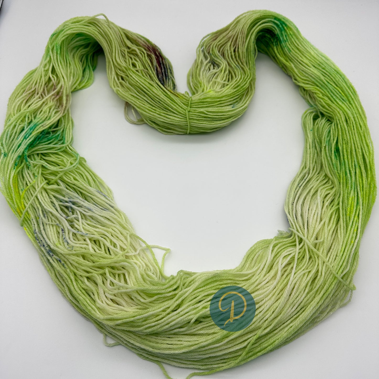 Handgefärbte Sockenwolle, 4-fach Wolle, 100 g, Nr. 86