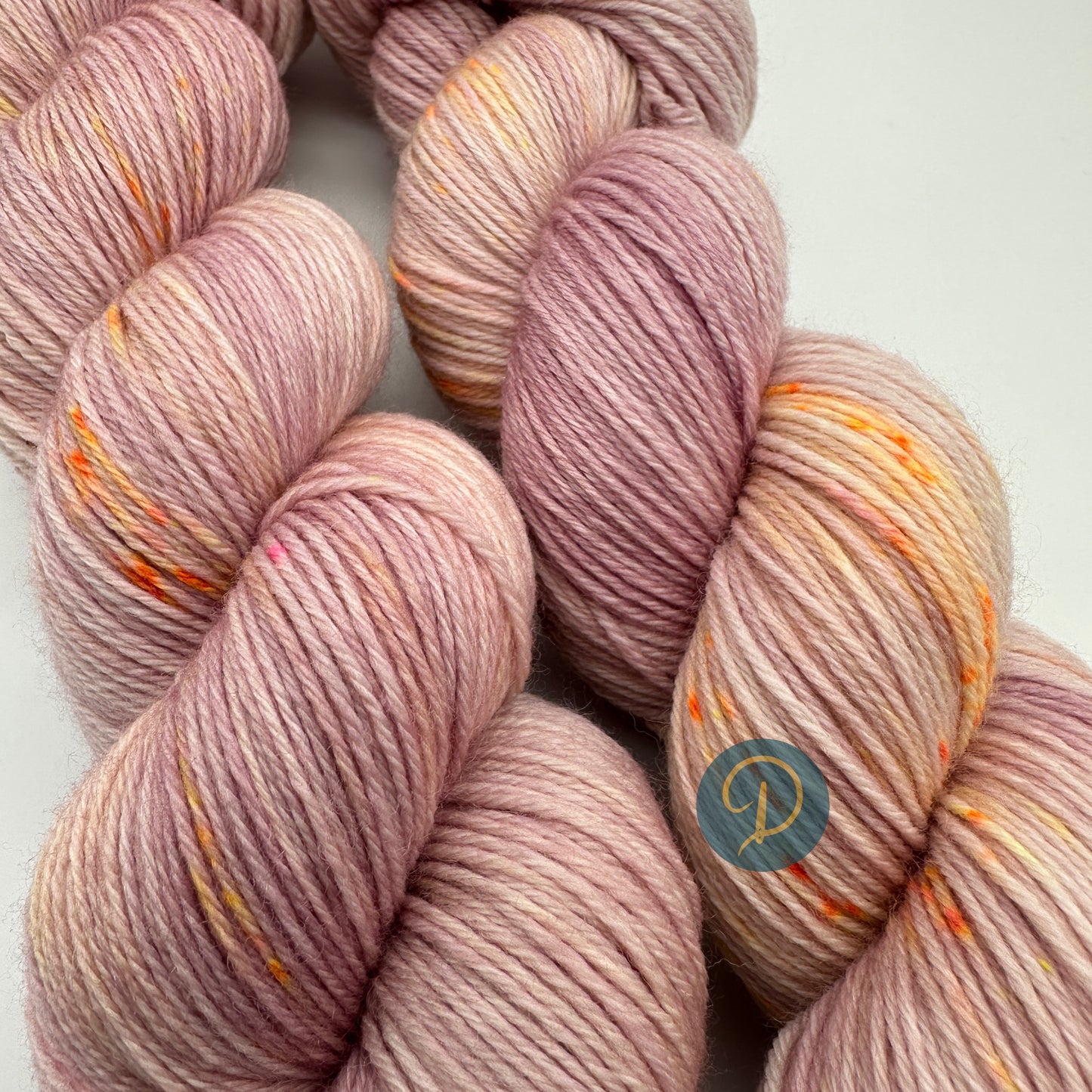 Handgefärbte Sockenwolle, 4-fach Wolle, 100 g, Nr. 106