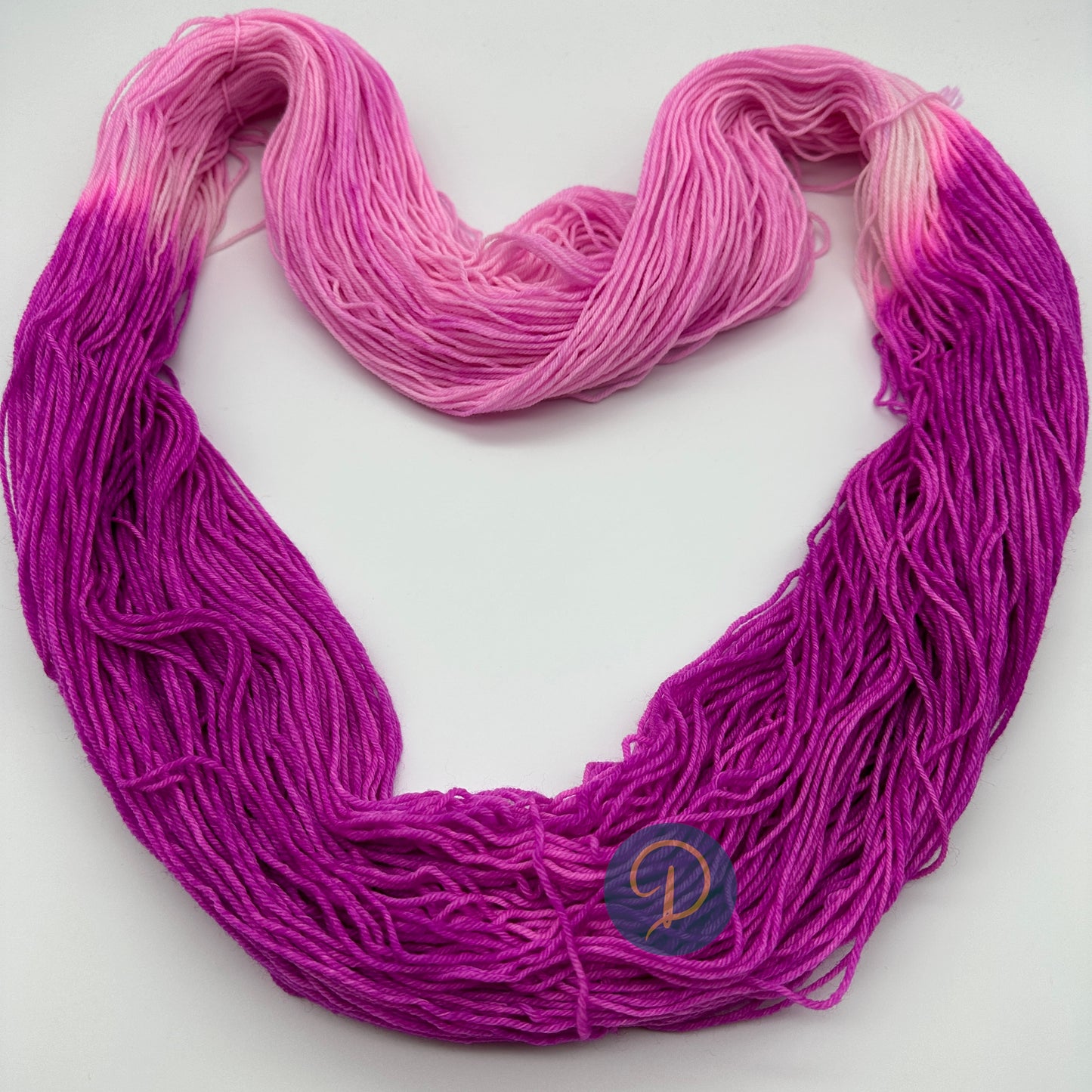 Handgefärbte Sockenwolle, 4-fach Wolle, 100 g, Nr. 51