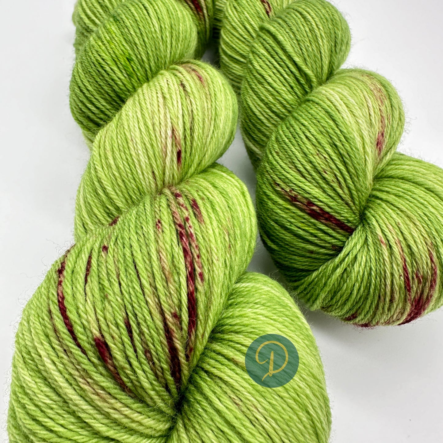 Handgefärbte Sockenwolle, 4-fach Wolle, 100 g, Nr. 58