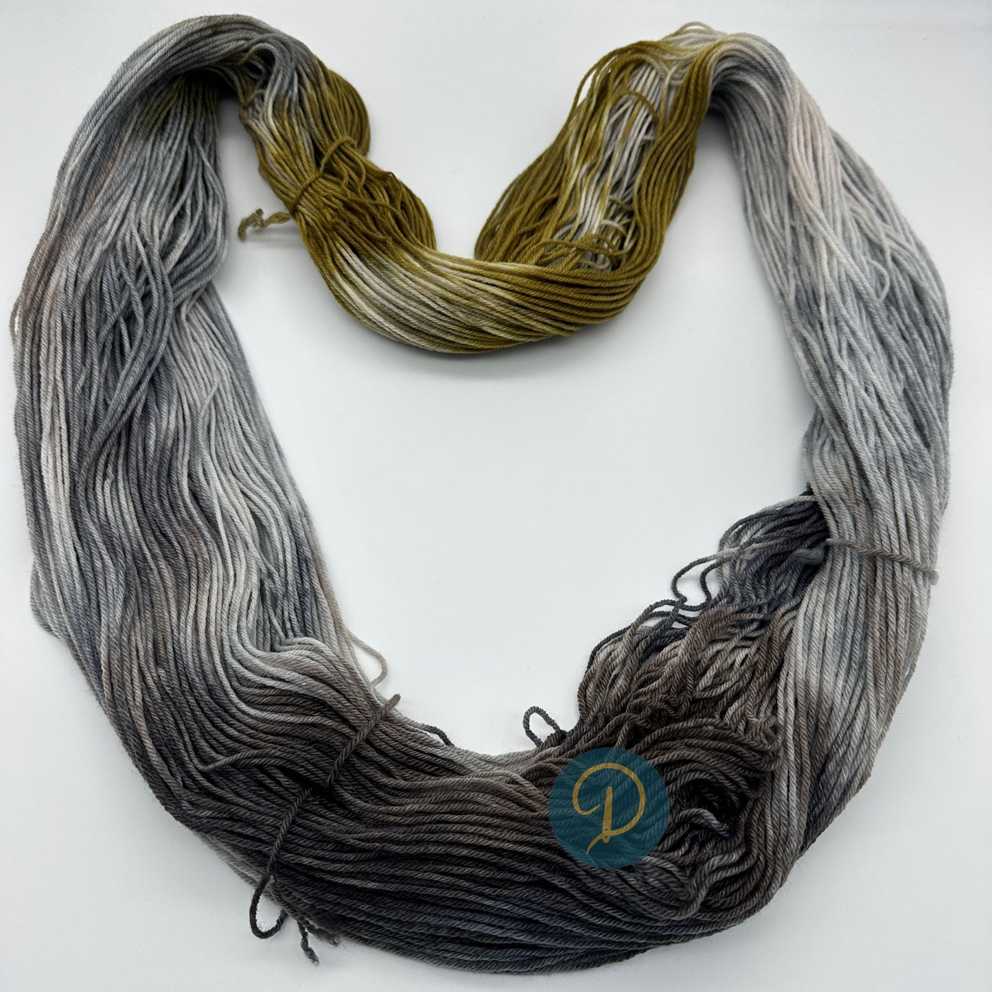 Handgefärbte Sockenwolle, 4-fach Wolle, 100 g, Nr. 88