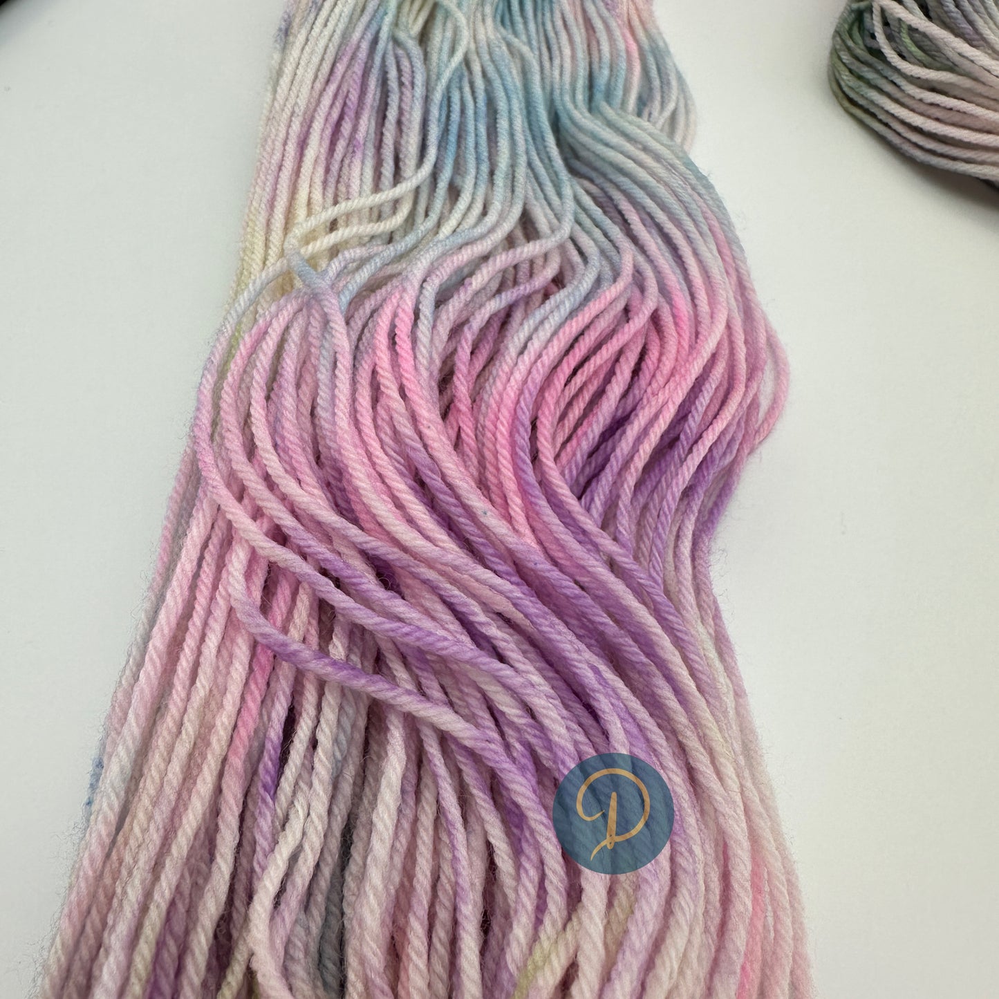 Handgefärbte Sockenwolle, 4-fach Wolle, 100 g, Nr. 105