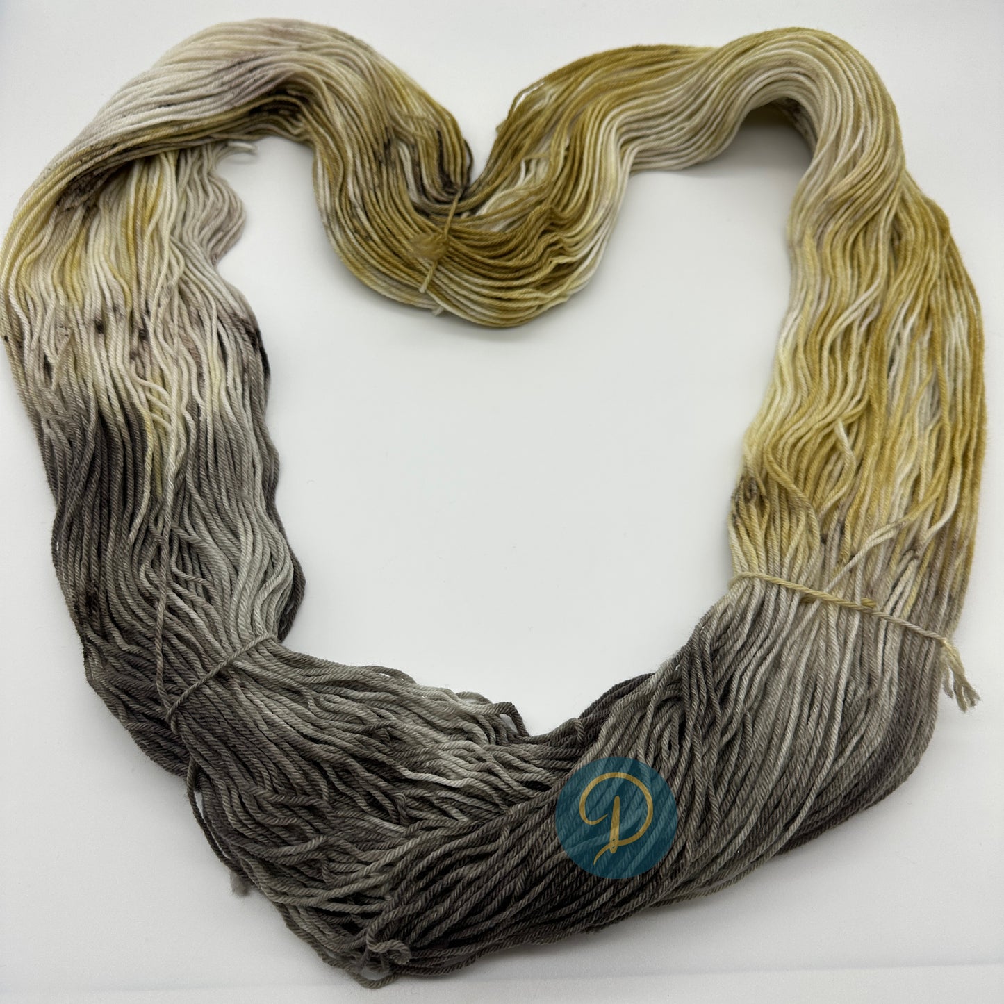 Handgefärbte Sockenwolle, 4-fach Wolle, 100 g, Nr. 114