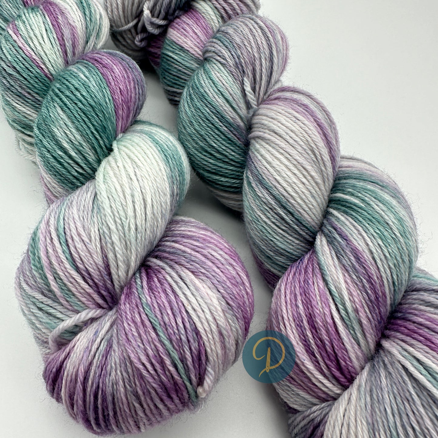 Handgefärbte Sockenwolle, 4-fach Wolle, 100 g, Nr. 78