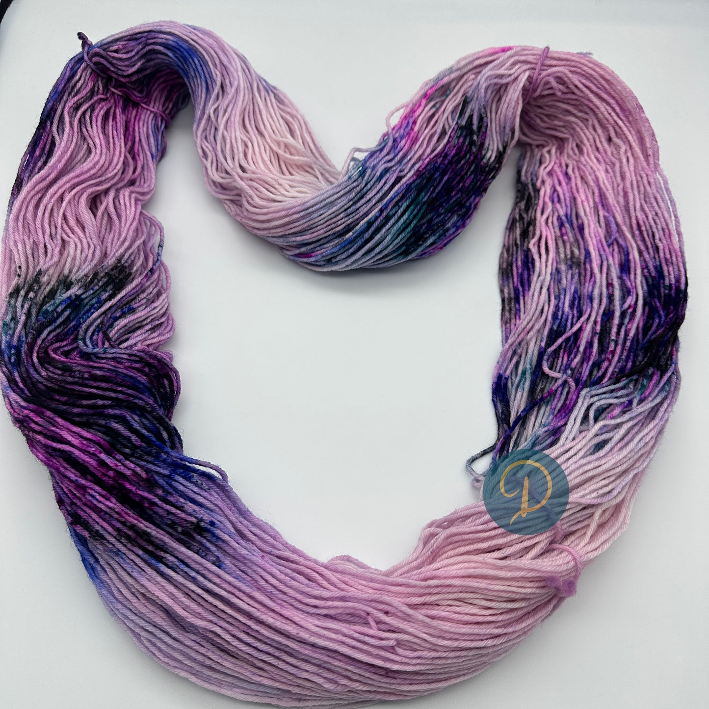 Handgefärbte Wolle, Sockenwolle 6-fach, 150 g, Nr. 5B