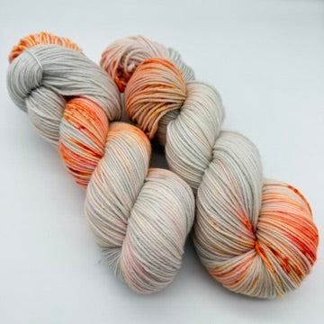 Handgefärbte Wolle, Sockenwolle 6-fach, 150 g, Nr. 14B