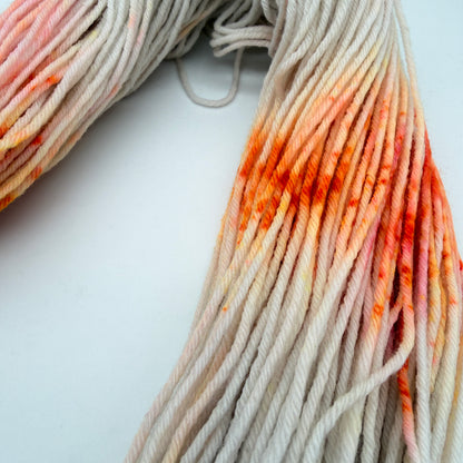 Handgefärbte Wolle, Sockenwolle 6-fach, 150 g, Nr. 14B