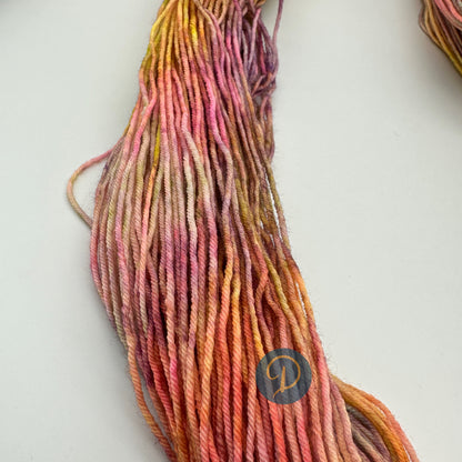 Handgefärbte Sockenwolle,  4-fach Wolle, 100 g, Nr. 116