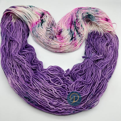 Handgefärbte Wolle, Sockenwolle 6-fach, 150 g, Nr. 12B
