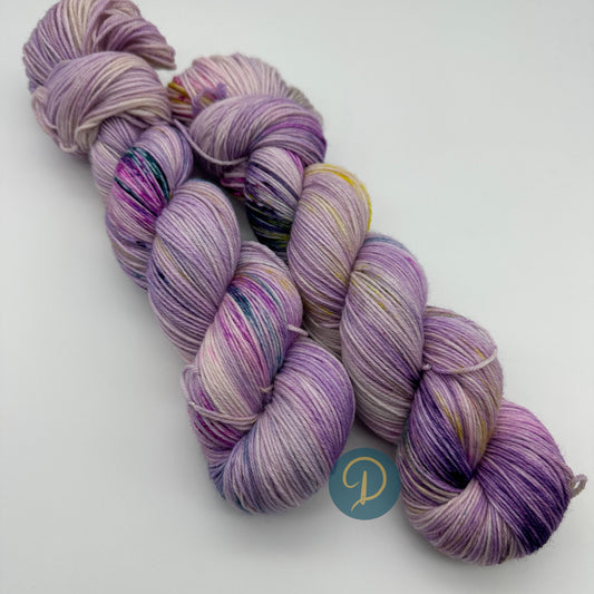 Handgefärbte Sockenwolle,  4-fach Wolle, 100 g, Nr. 29