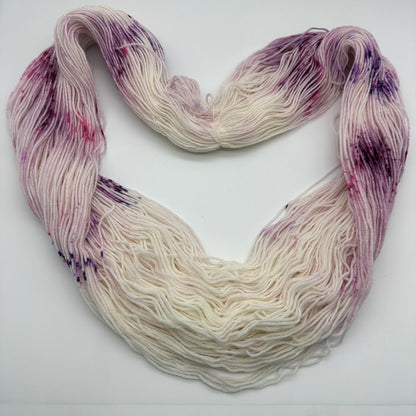 Handgefärbte Sockenwolle,  4-fach Wolle, 100 g, Nr. 22A