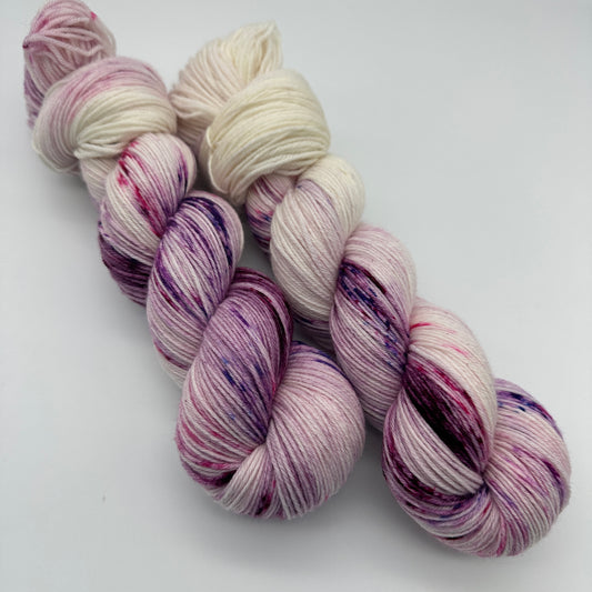 Handgefärbte Sockenwolle,  4-fach Wolle, 100 g, Nr. 22A