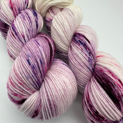 Handgefärbte Sockenwolle,  4-fach Wolle, 100 g, Nr. 22A