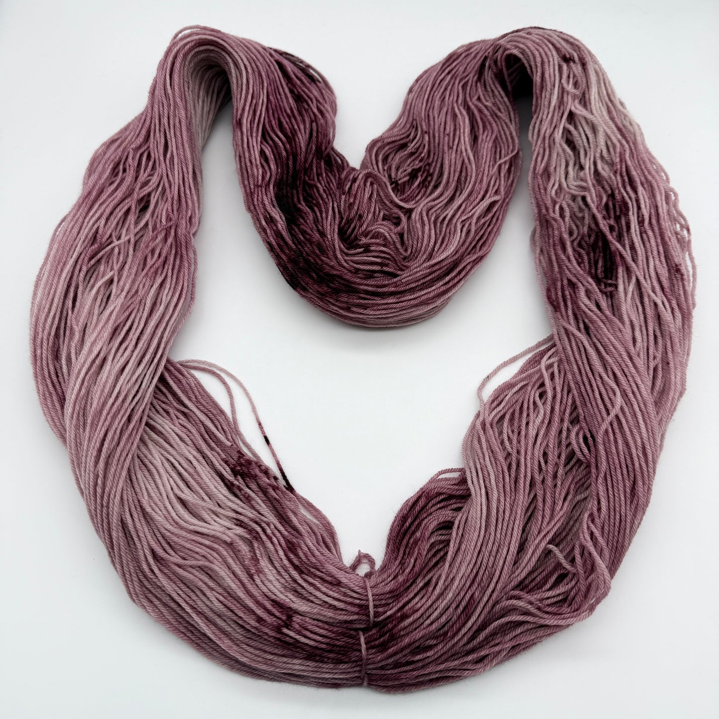 Handgefärbte Sockenwolle,  4-fach Wolle, 100 g, Nr. 124