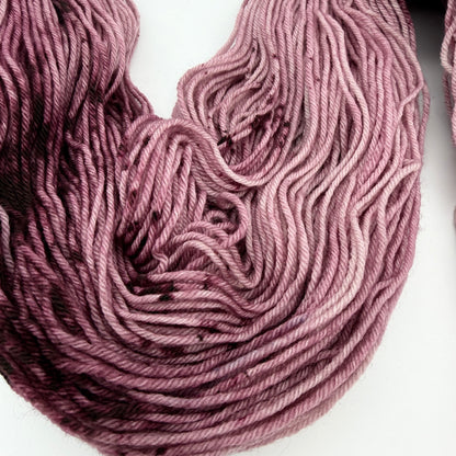 Handgefärbte Sockenwolle,  4-fach Wolle, 100 g, Nr. 124