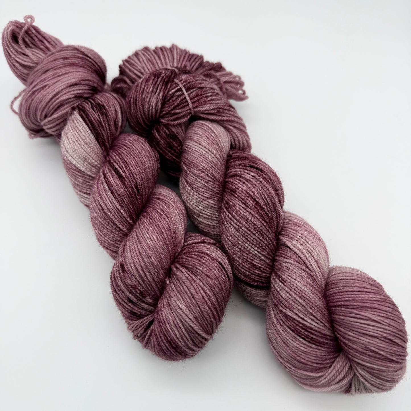 Handgefärbte Sockenwolle,  4-fach Wolle, 100 g, Nr. 124