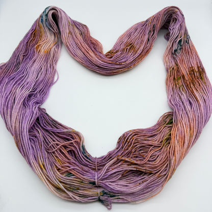 Handgefärbte Sockenwolle,  4-fach Wolle, 100 g, Nr. 139