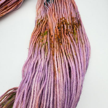 Handgefärbte Sockenwolle,  4-fach Wolle, 100 g, Nr. 139