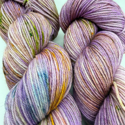 Handgefärbte Sockenwolle,  4-fach Wolle, 100 g, Nr. 139