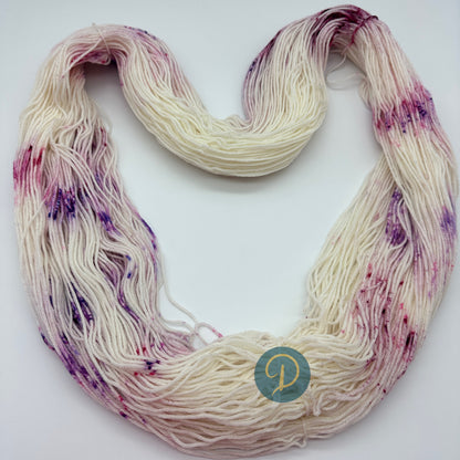 Handgefärbte Sockenwolle,  4-fach Wolle, 100 g, Nr. 97